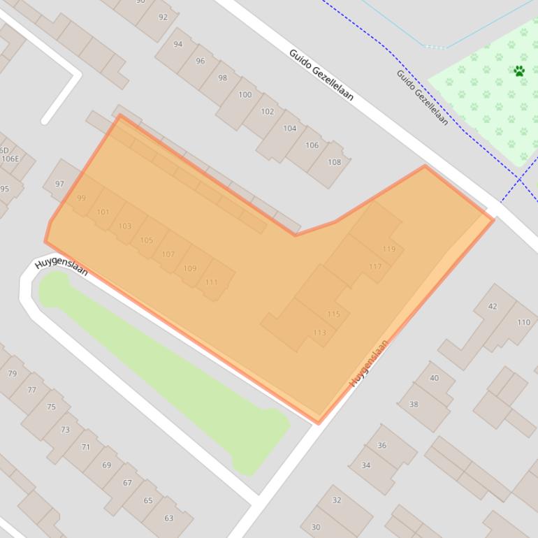 Kaart van postcodegebied 4873GR.