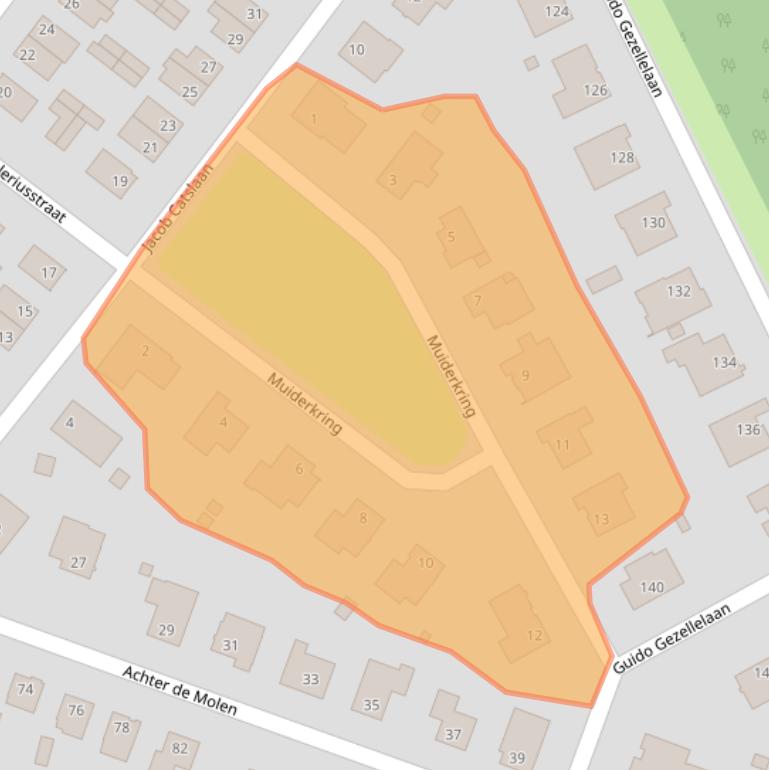 Kaart van postcodegebied 4873GV.