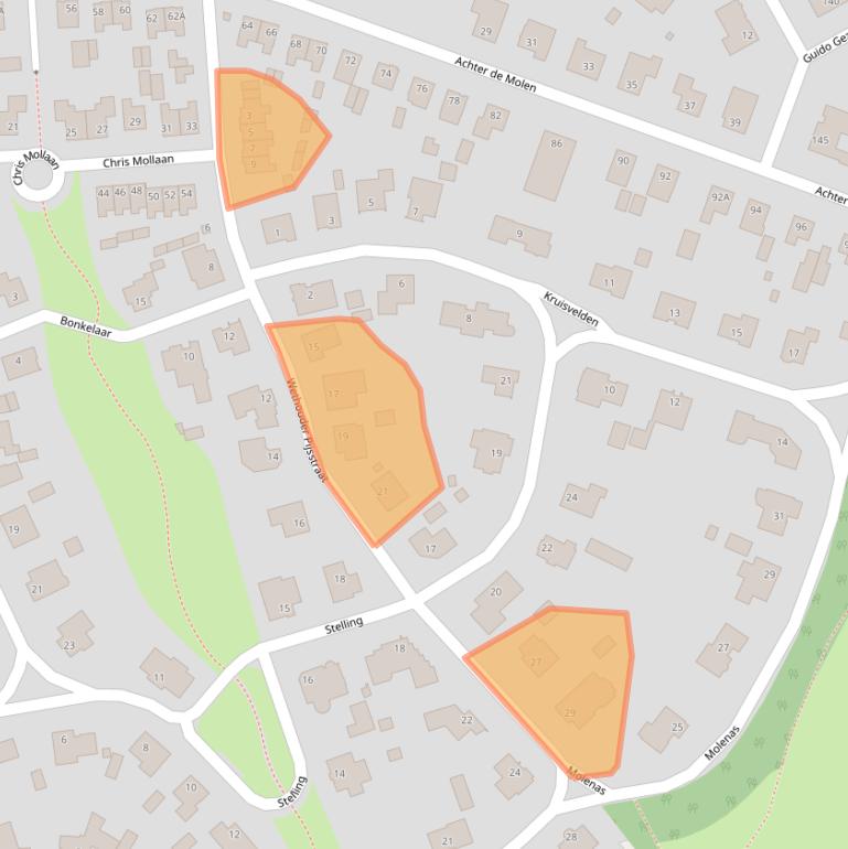 Kaart van postcodegebied 4873HN.