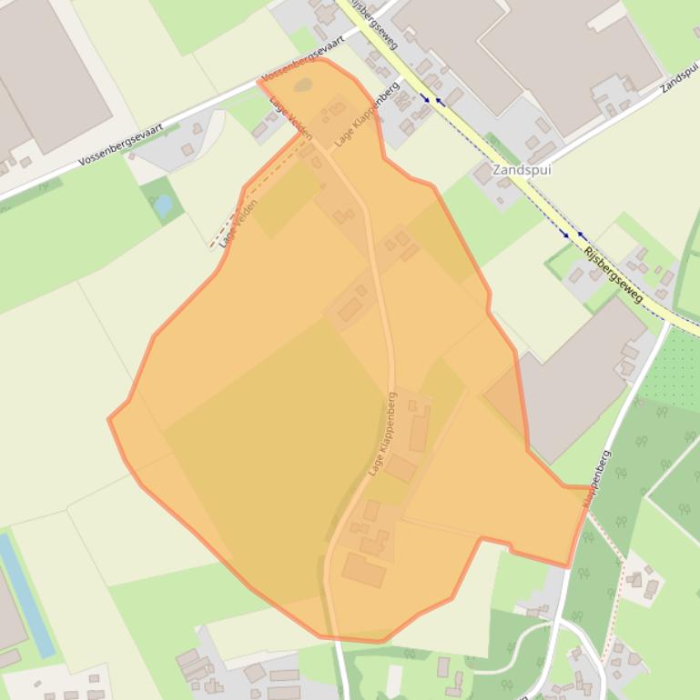 Kaart van postcodegebied 4873NK.