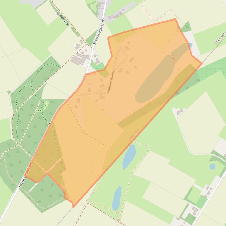 Kaart van postcodegebied 4873NP.