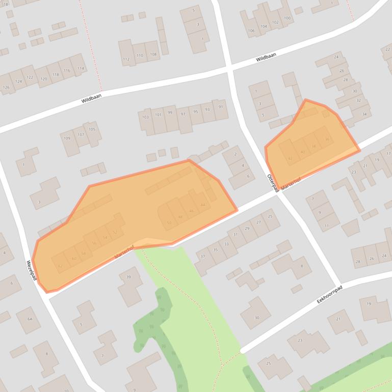 Kaart van postcodegebied 4874KR.