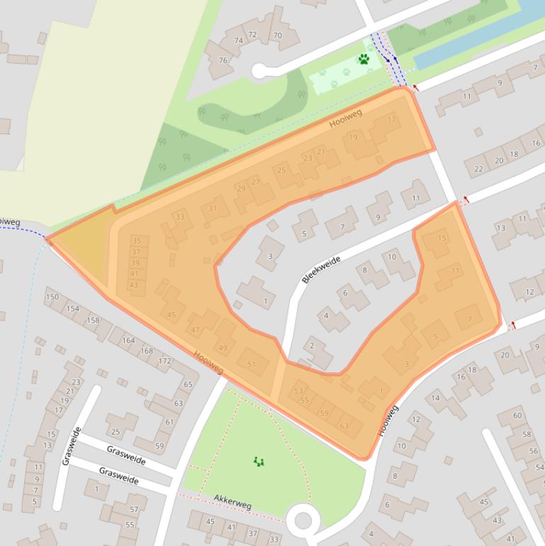 Kaart van postcodegebied 4874MH.