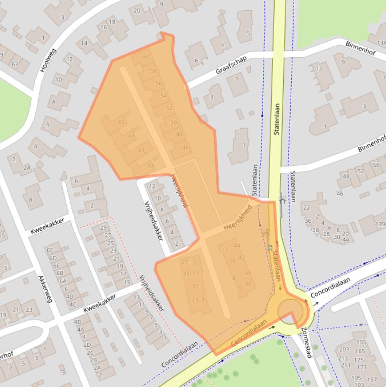Kaart van postcodegebied 4874MT.