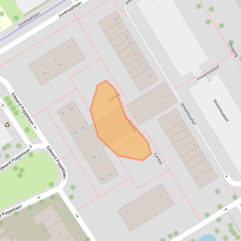 Kaart van postcodegebied 4874MX.