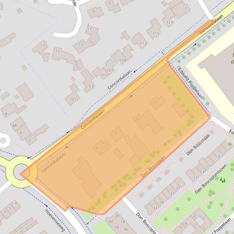 Kaart van postcodegebied 4874NZ.