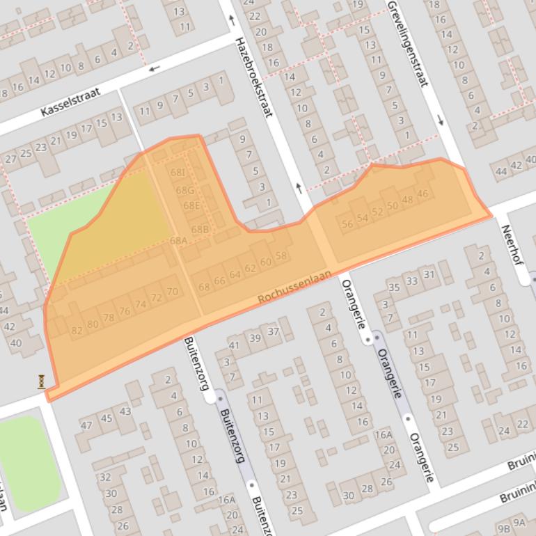Kaart van postcodegebied 4875AW.