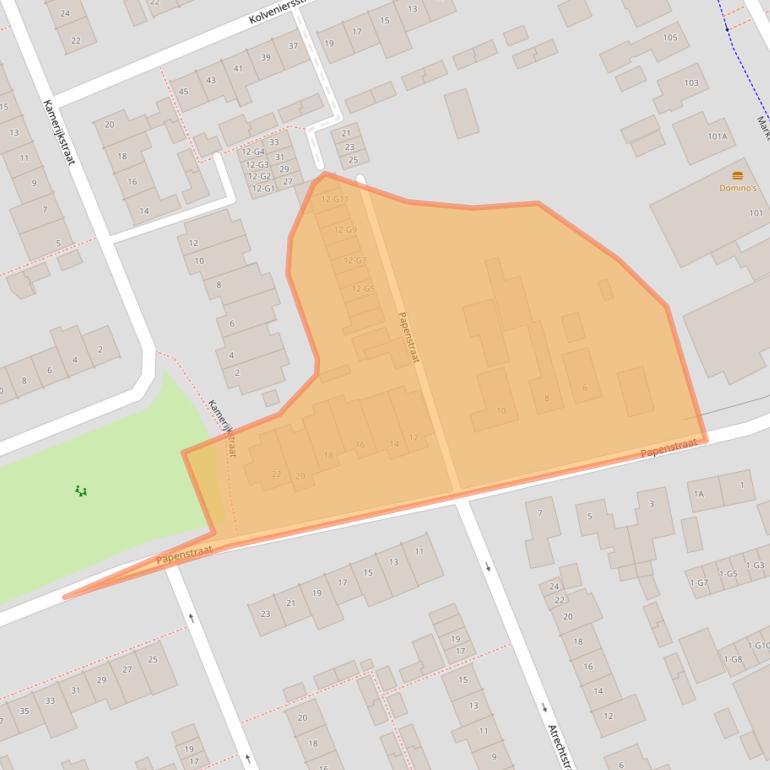 Kaart van postcodegebied 4875CK.