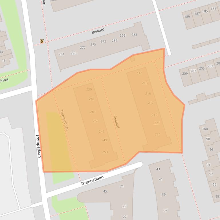 Kaart van postcodegebied 4876CG.