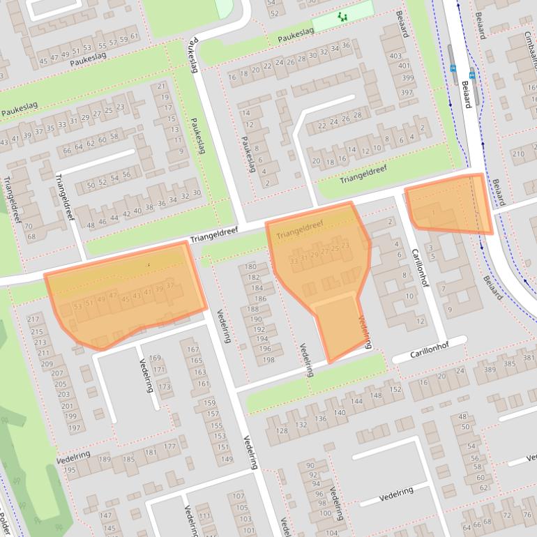 Kaart van postcodegebied 4876EG.