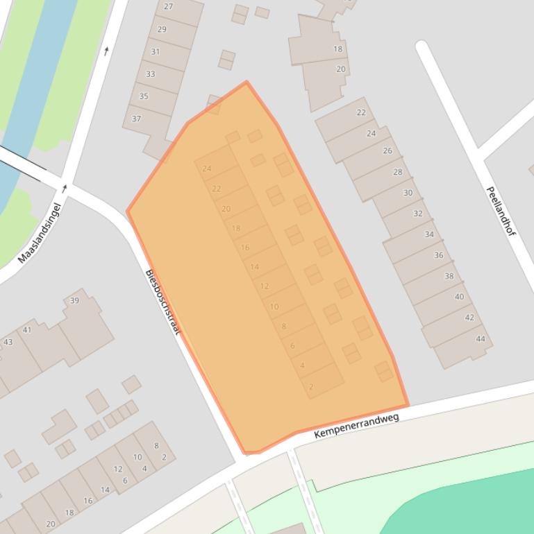 Kaart van postcodegebied 4876WH.