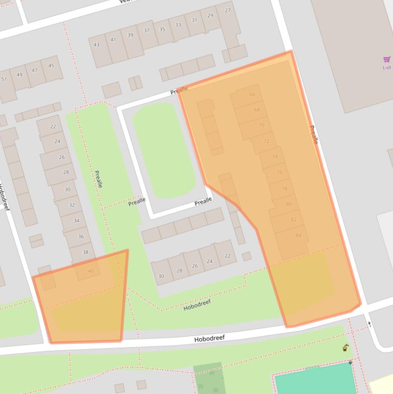 Kaart van postcodegebied 4876XG.