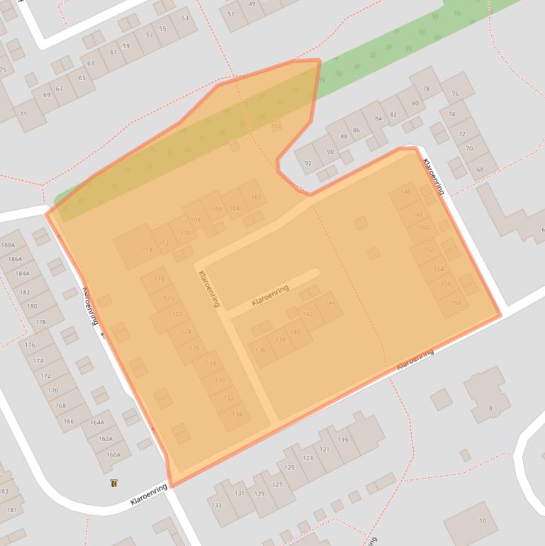 Kaart van postcodegebied 4876XX.