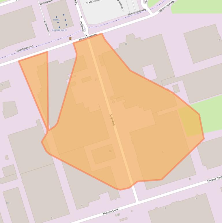 Kaart van postcodegebied 4879AS.