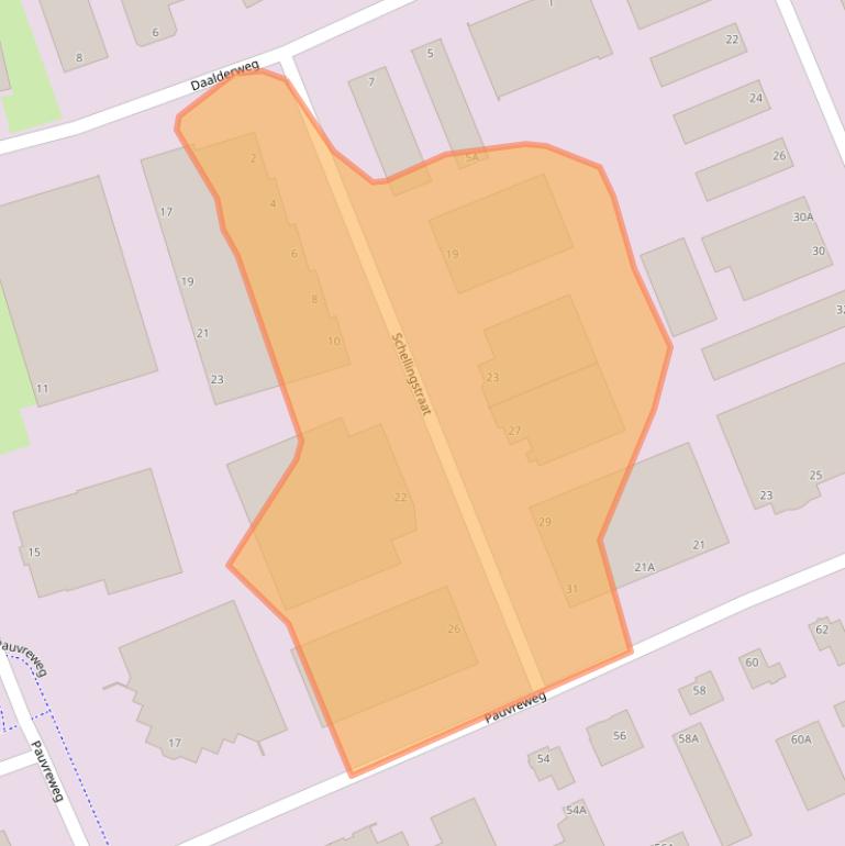 Kaart van postcodegebied 4879NK.