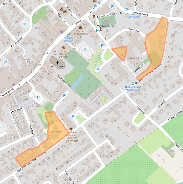 Kaart van postcodegebied 4881EH.