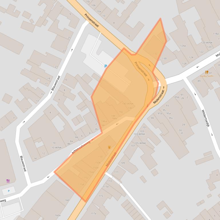 Kaart van postcodegebied 4881GE.