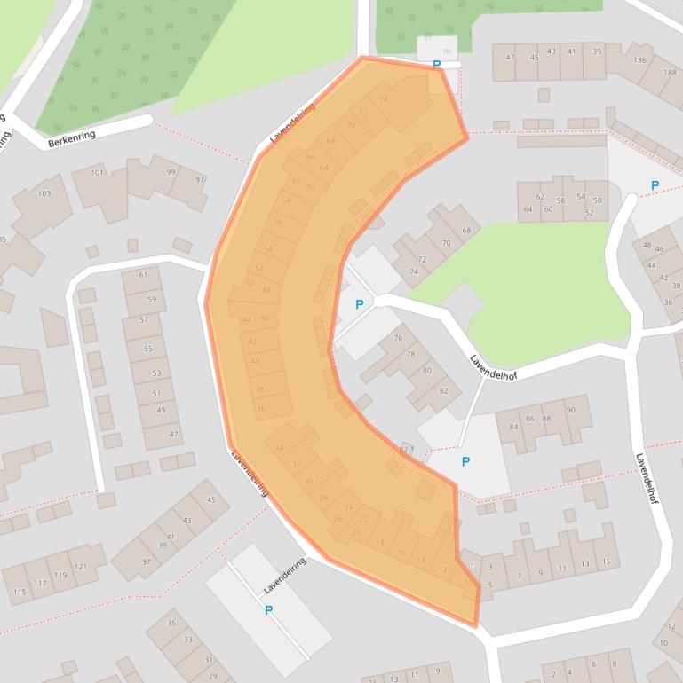 Kaart van postcodegebied 4881GW.