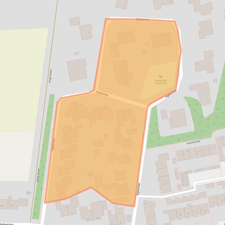 Kaart van postcodegebied 4881HG.