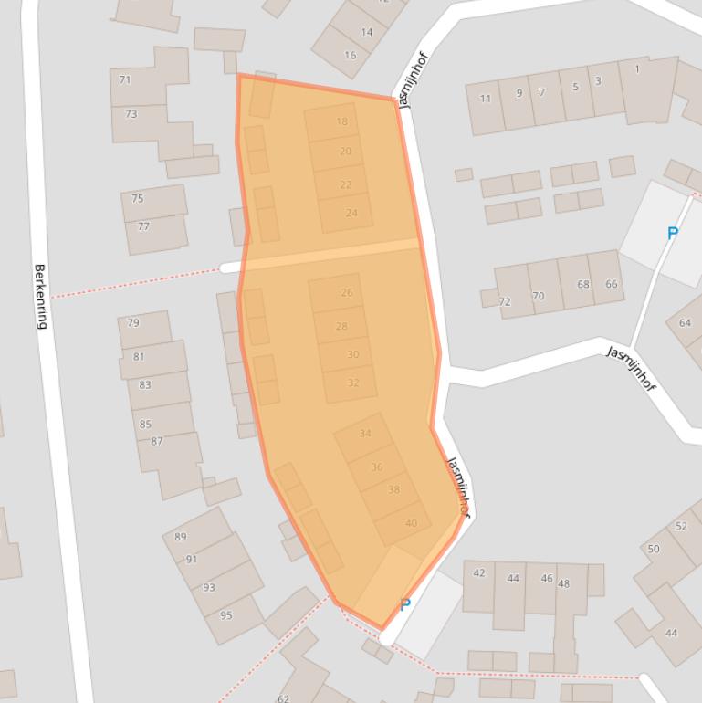 Kaart van postcodegebied 4881HS.
