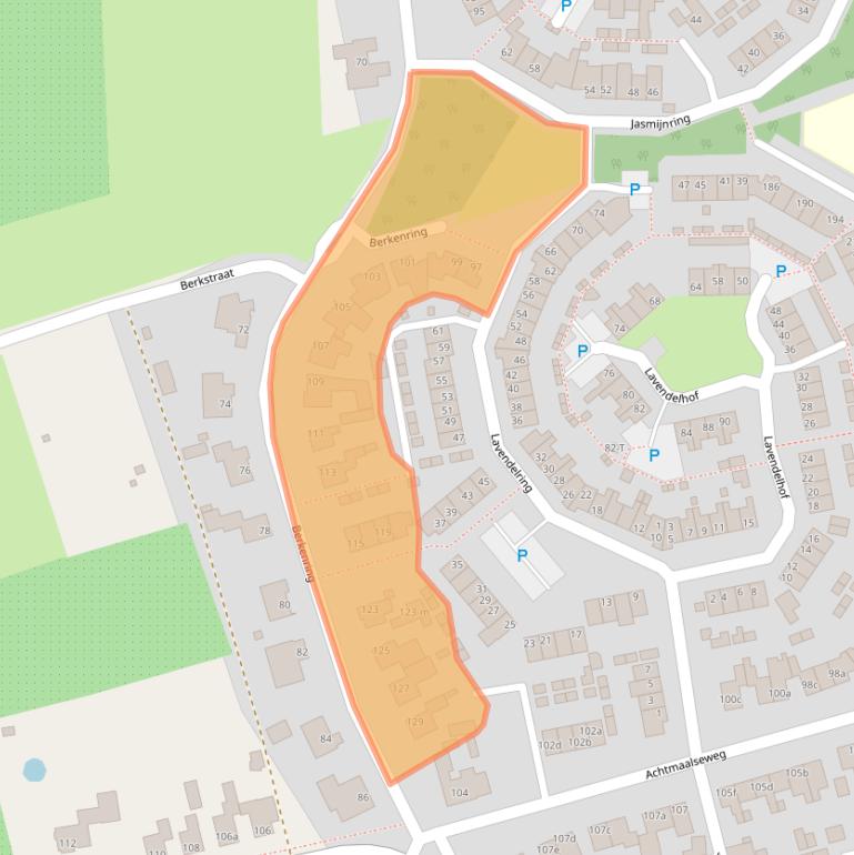 Kaart van postcodegebied 4881HX.