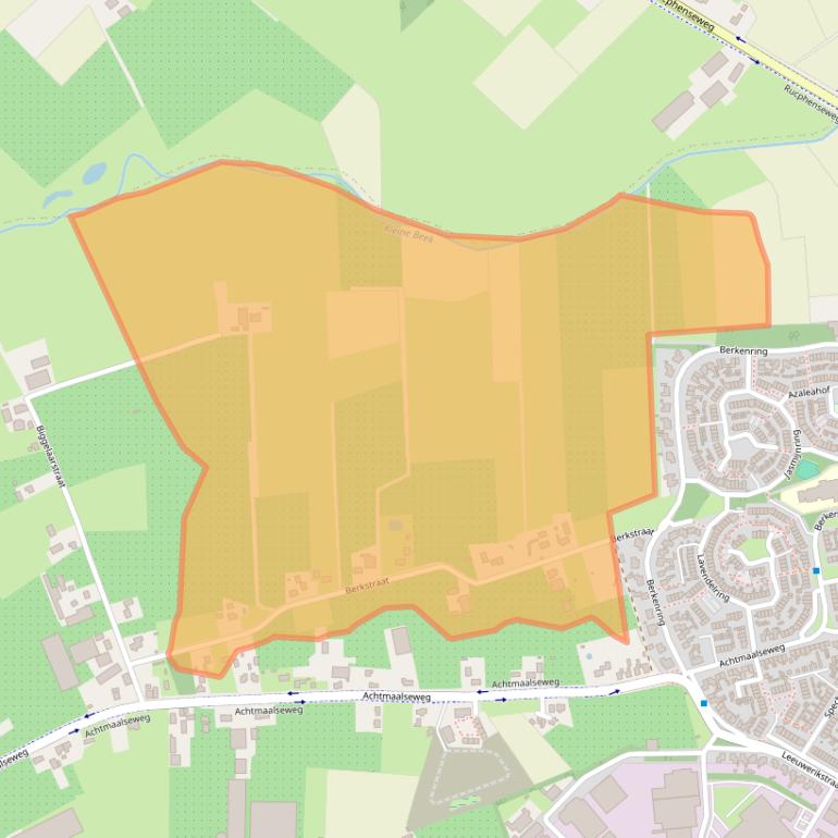 Kaart van postcodegebied 4881JB.