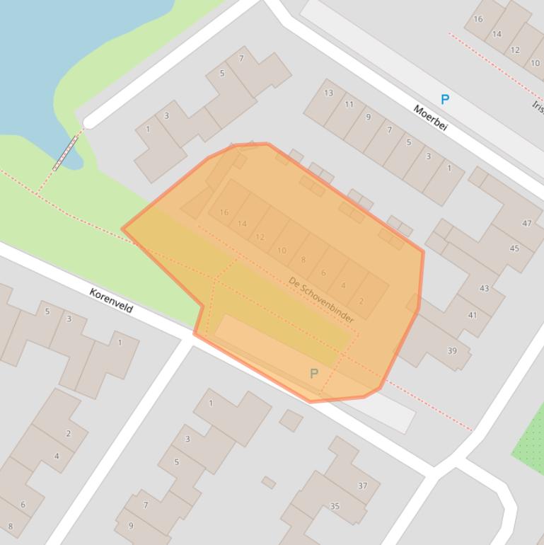 Kaart van postcodegebied 4881TD.