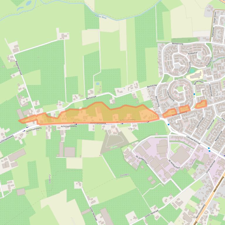 Kaart van postcodegebied 4881VN.