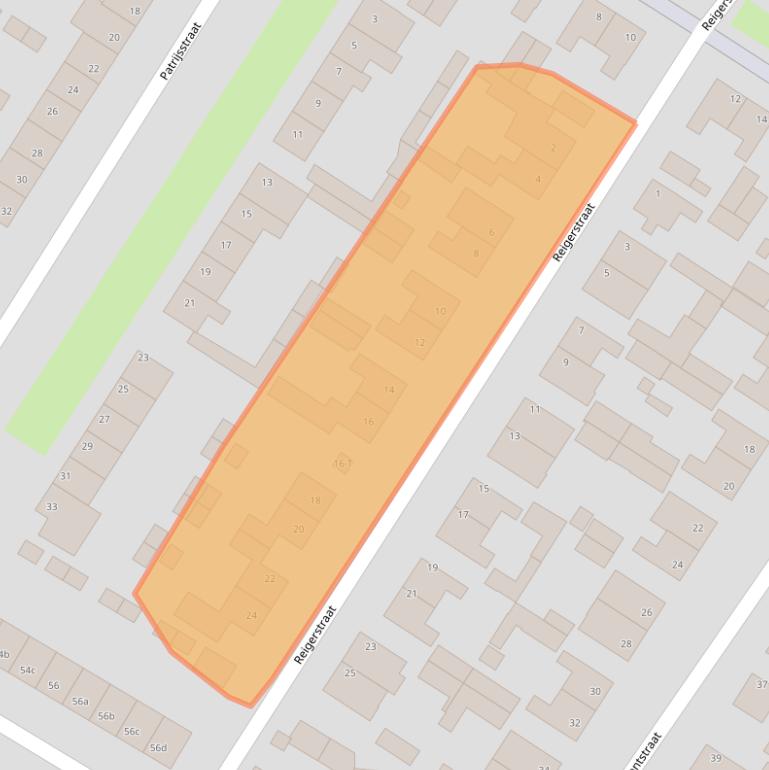 Kaart van postcodegebied 4881WR.