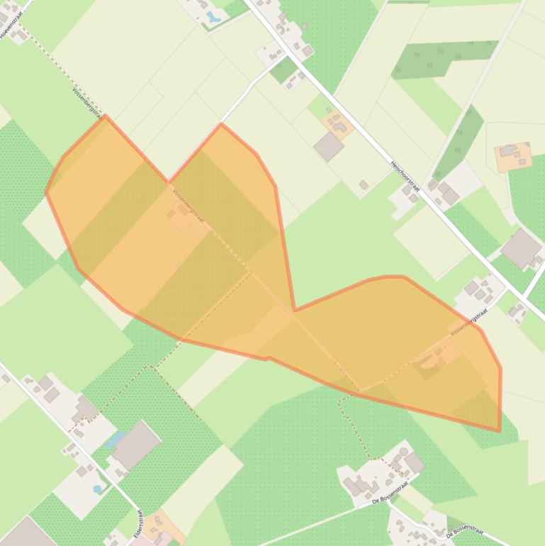 Kaart van postcodegebied 4882JG.