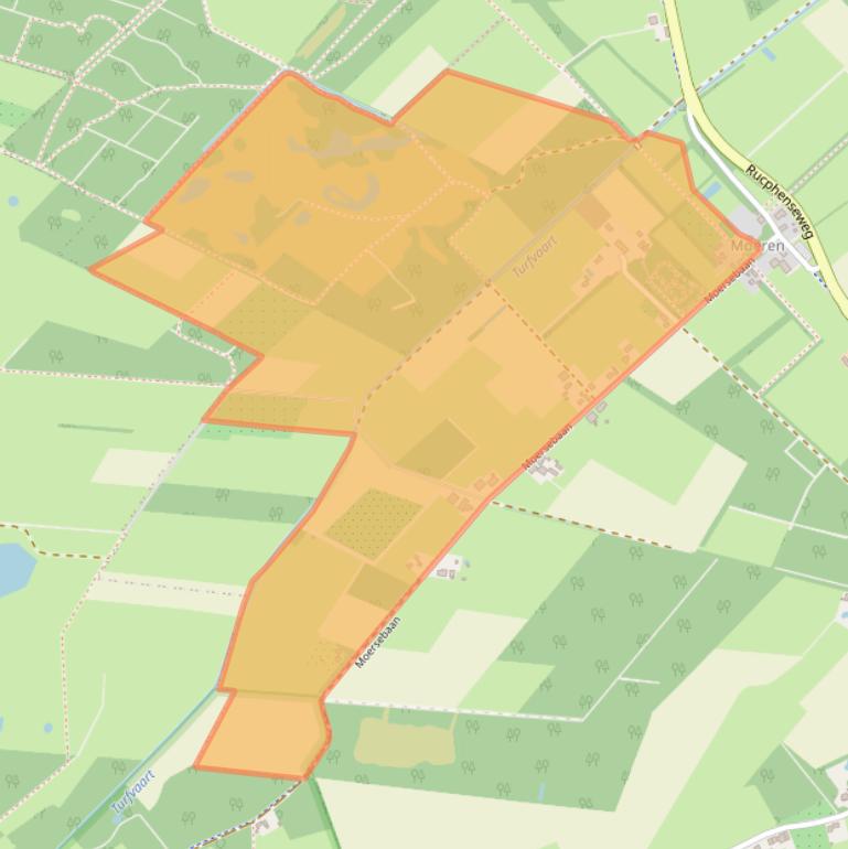 Kaart van postcodegebied 4882KE.