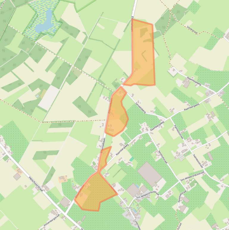 Kaart van postcodegebied 4882TB.