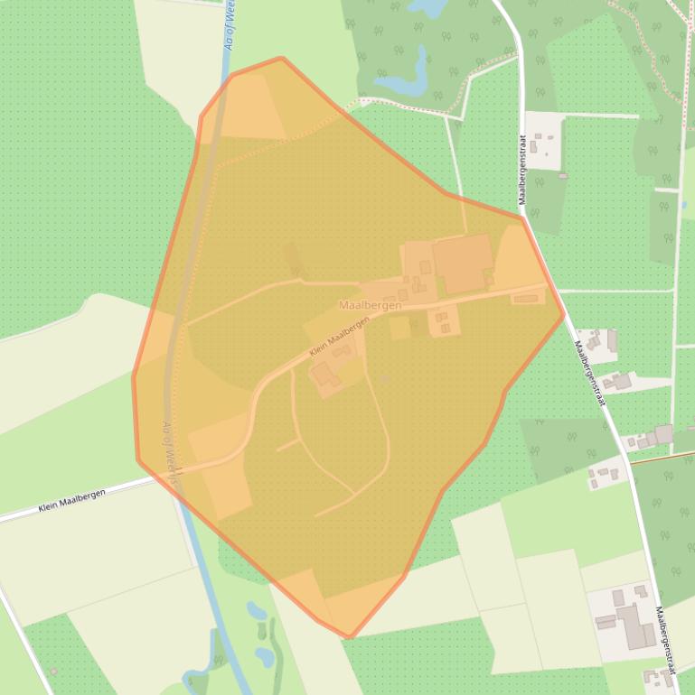 Kaart van postcodegebied 4884MP.