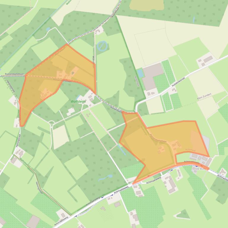 Kaart van postcodegebied 4885JK.