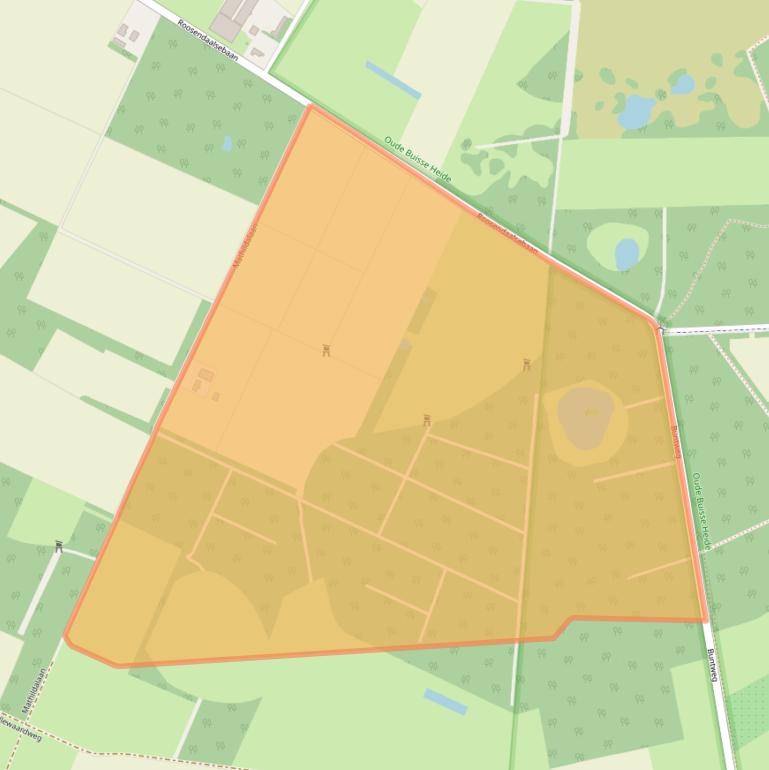 Kaart van postcodegebied 4885KD.