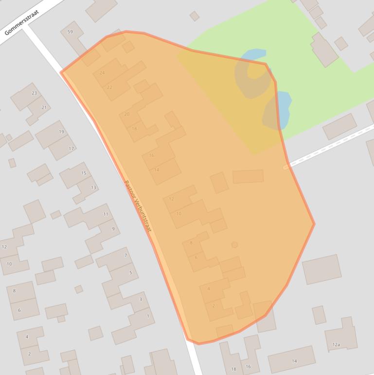 Kaart van postcodegebied 4891AL.