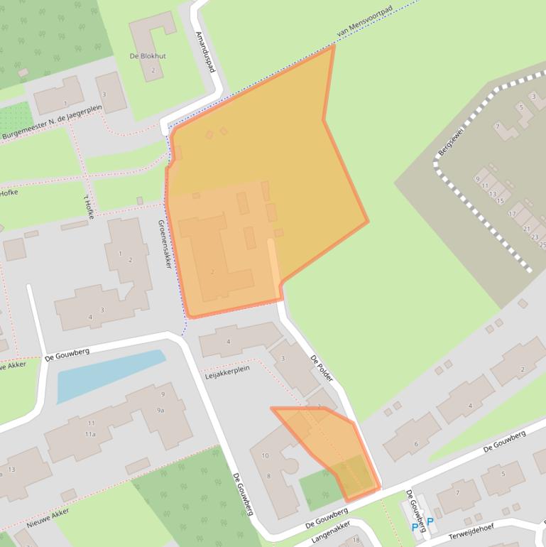 Kaart van postcodegebied 4891NR.