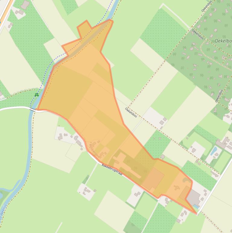 Kaart van postcodegebied 4891PA.