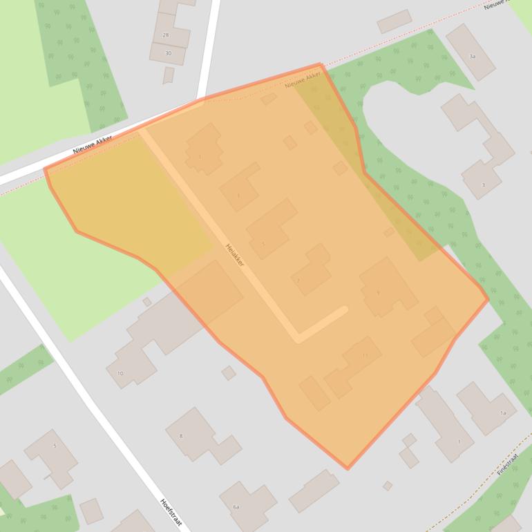 Kaart van postcodegebied 4891PW.