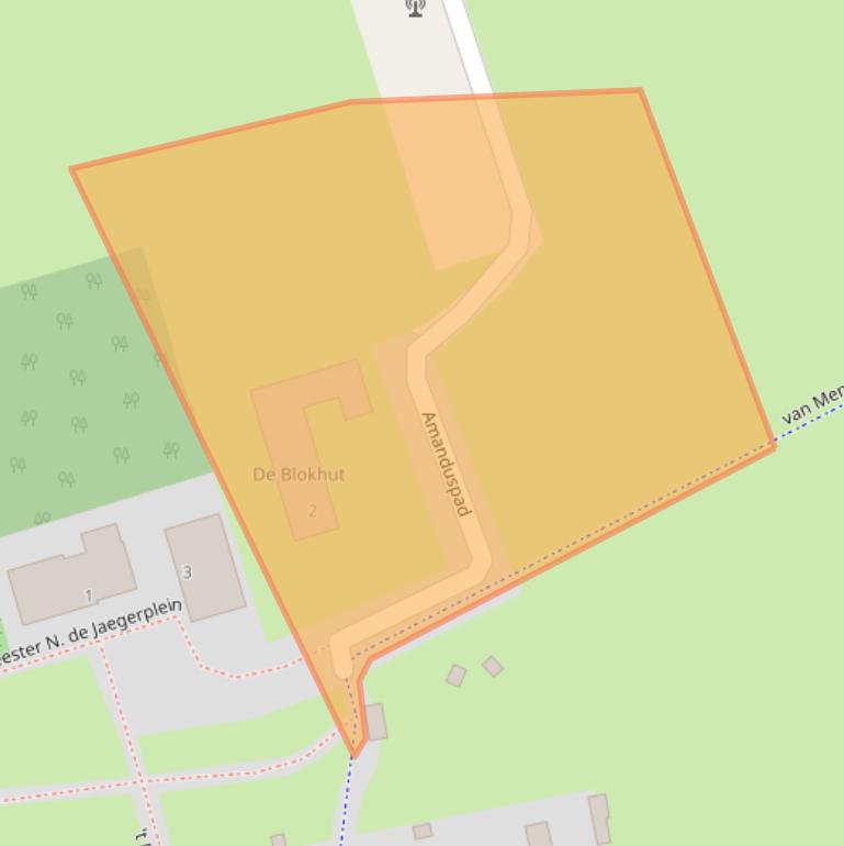 Kaart van postcodegebied 4891TP.