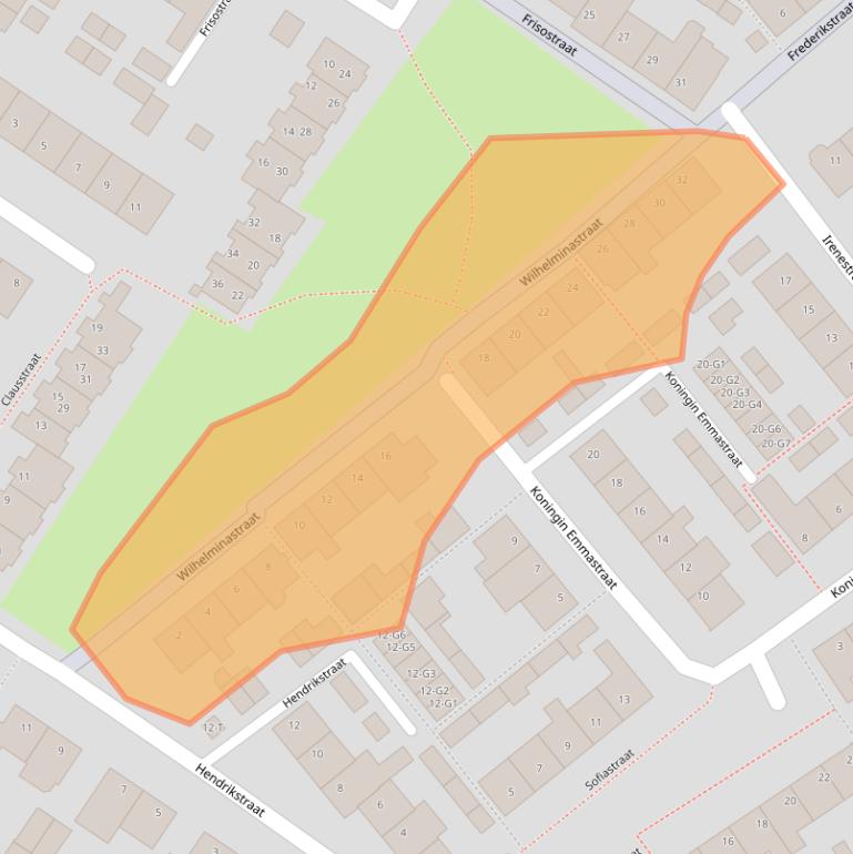 Kaart van postcodegebied 4891XK.