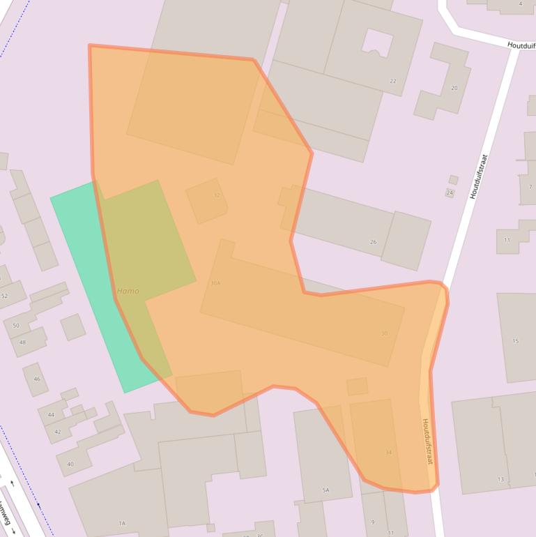 Kaart van postcodegebied 4901BR.