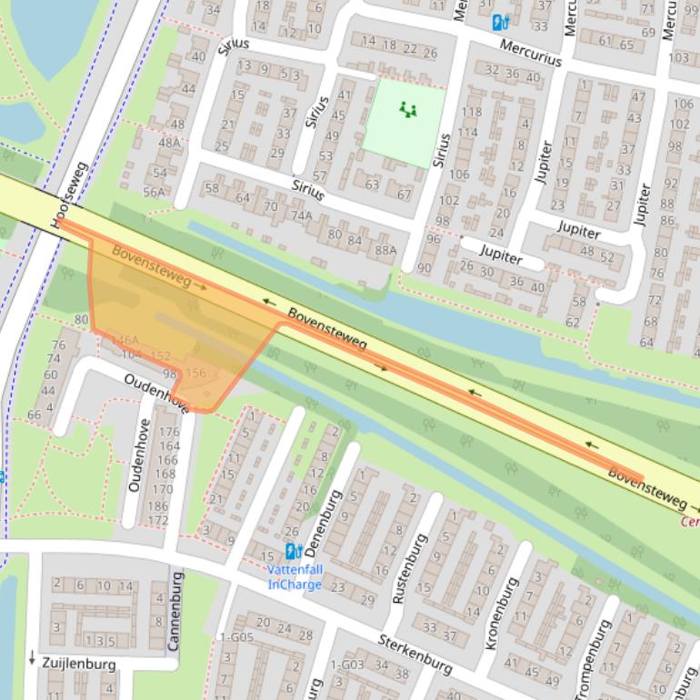 Kaart van postcodegebied 4901CD.