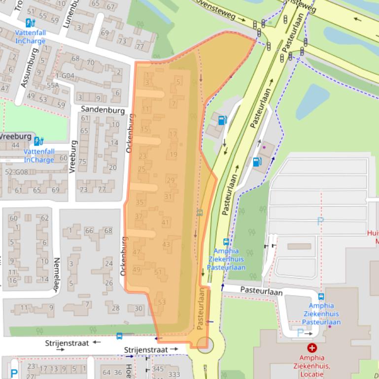 Kaart van postcodegebied 4901CV.