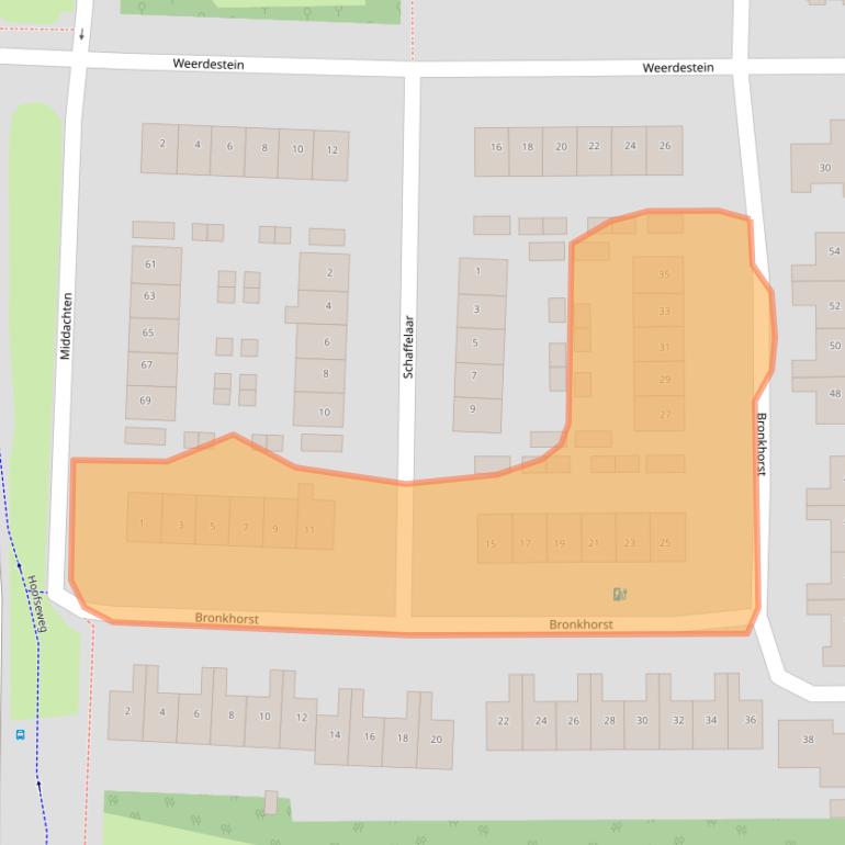 Kaart van postcodegebied 4901DC.