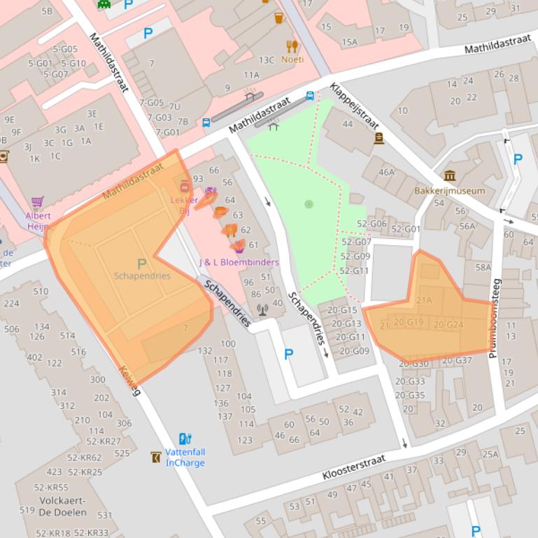 Kaart van postcodegebied 4901HH.