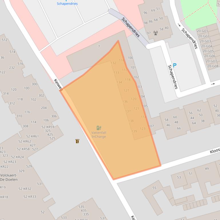 Kaart van postcodegebied 4901HM.