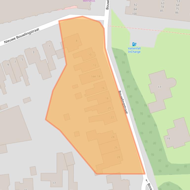 Kaart van postcodegebied 4901KG.