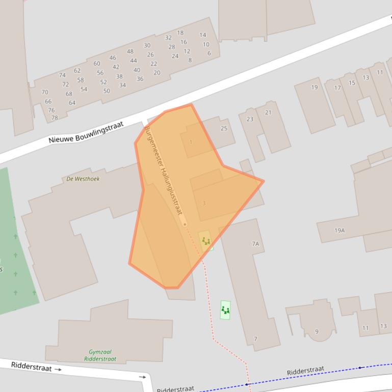 Kaart van postcodegebied 4901KK.