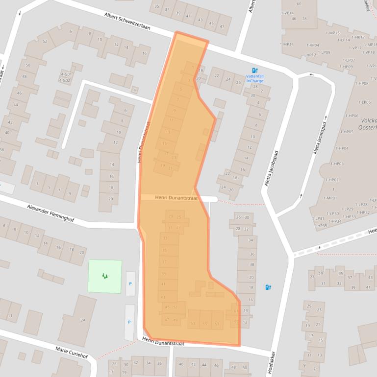 Kaart van postcodegebied 4901MH.